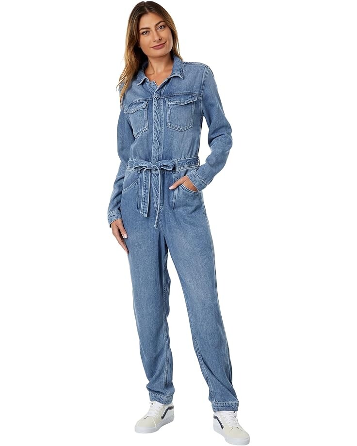 

Джинсы Lucky Brand Liquid Denim Coveralls in Tank, цвет Tank