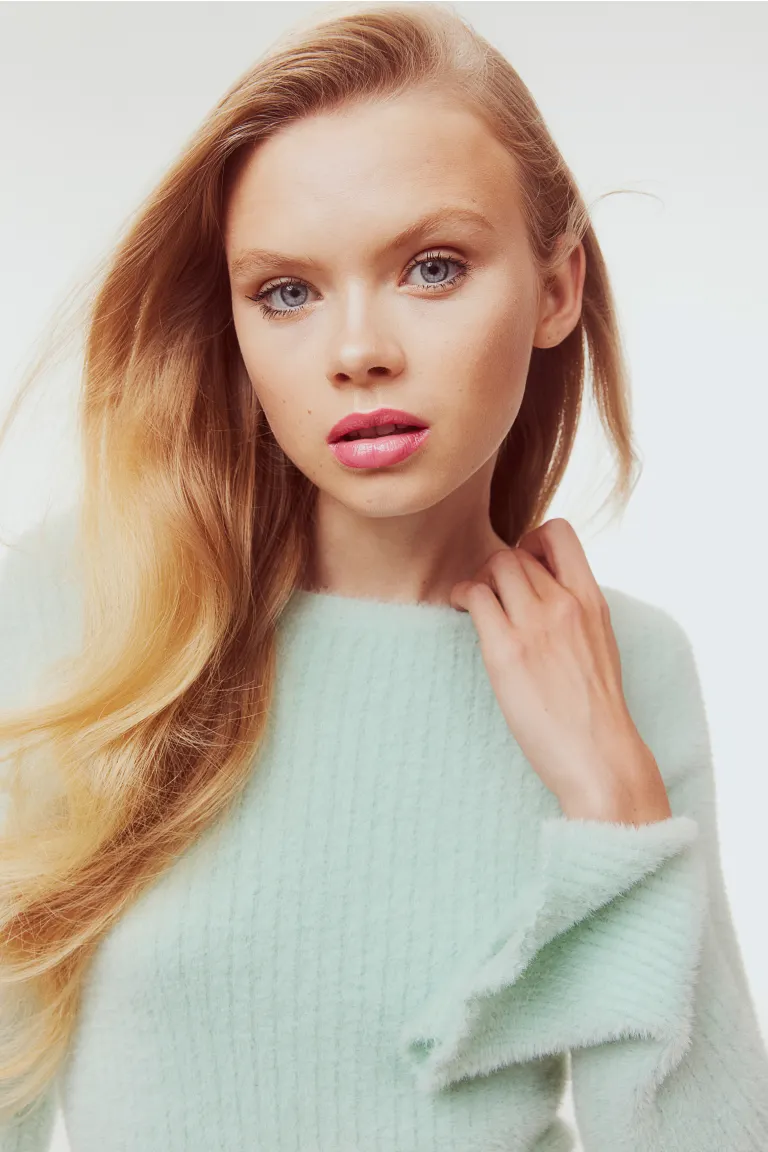 

Свитер эластичной вязки H&M, зеленый