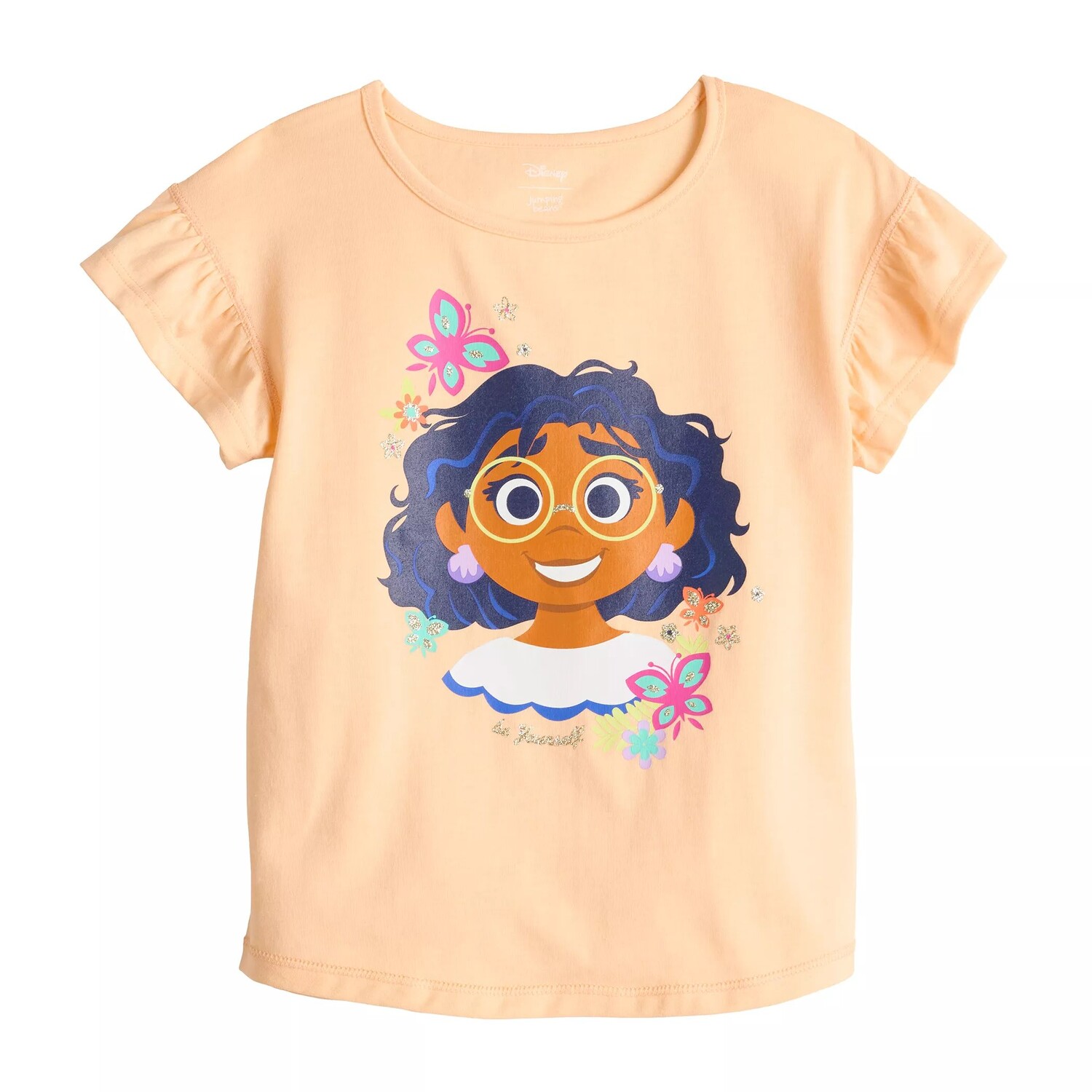 

Футболка с адаптивным рисунком Flutter для девочек 4–12 лет Disney's Encanto Mirabel от Jumping Beans Disney/Jumping Beans