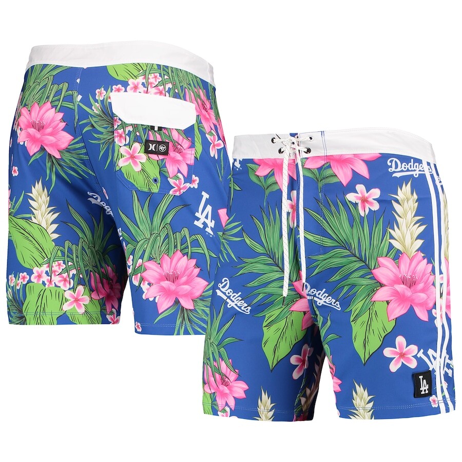 

Пляжные шорты Hurley x '47 Los Angeles Dodgers, роял