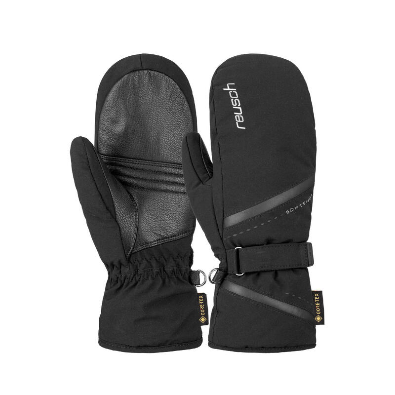 

Водонепроницаемые лыжные перчатки Reusch, цвет black/plateado/plateado