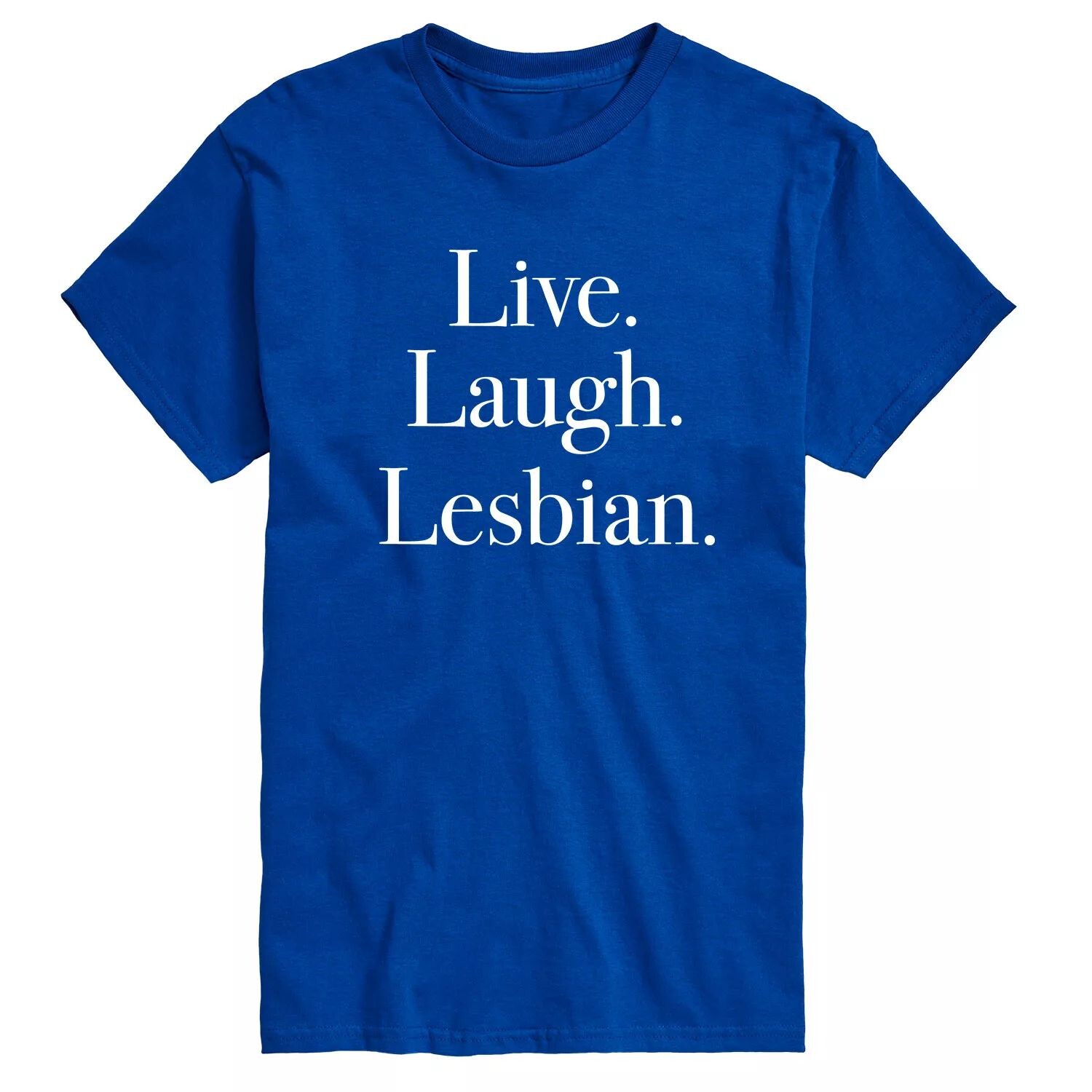 

Мужская футболка с рисунком Live Laugh Lesbian Licensed Character