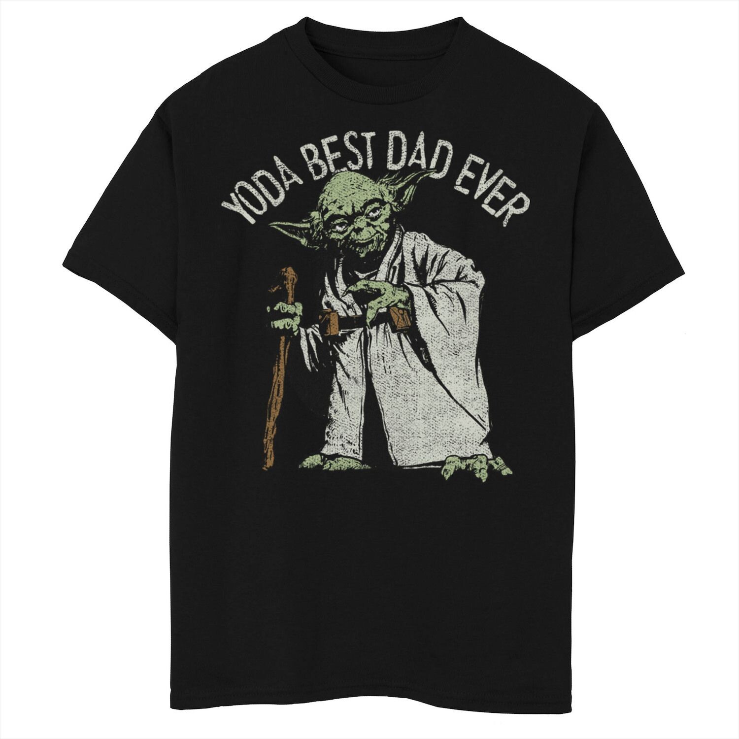 

Футболка с рисунком Yoda Best Dad Ever для мальчиков 8–20 лет Licensed Character