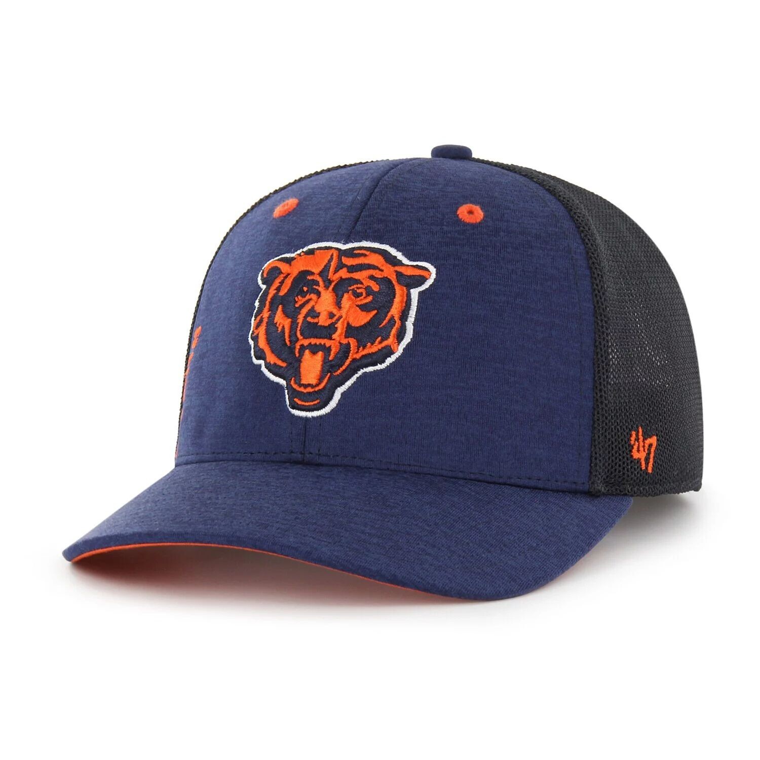 

Мужская темно-синяя шляпа Chicago Bears Pixelation Trophy Flex 2047 года