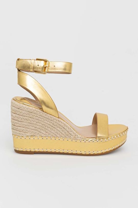 

Кожаные сандалии 802898505001 Lauren Ralph Lauren, золото