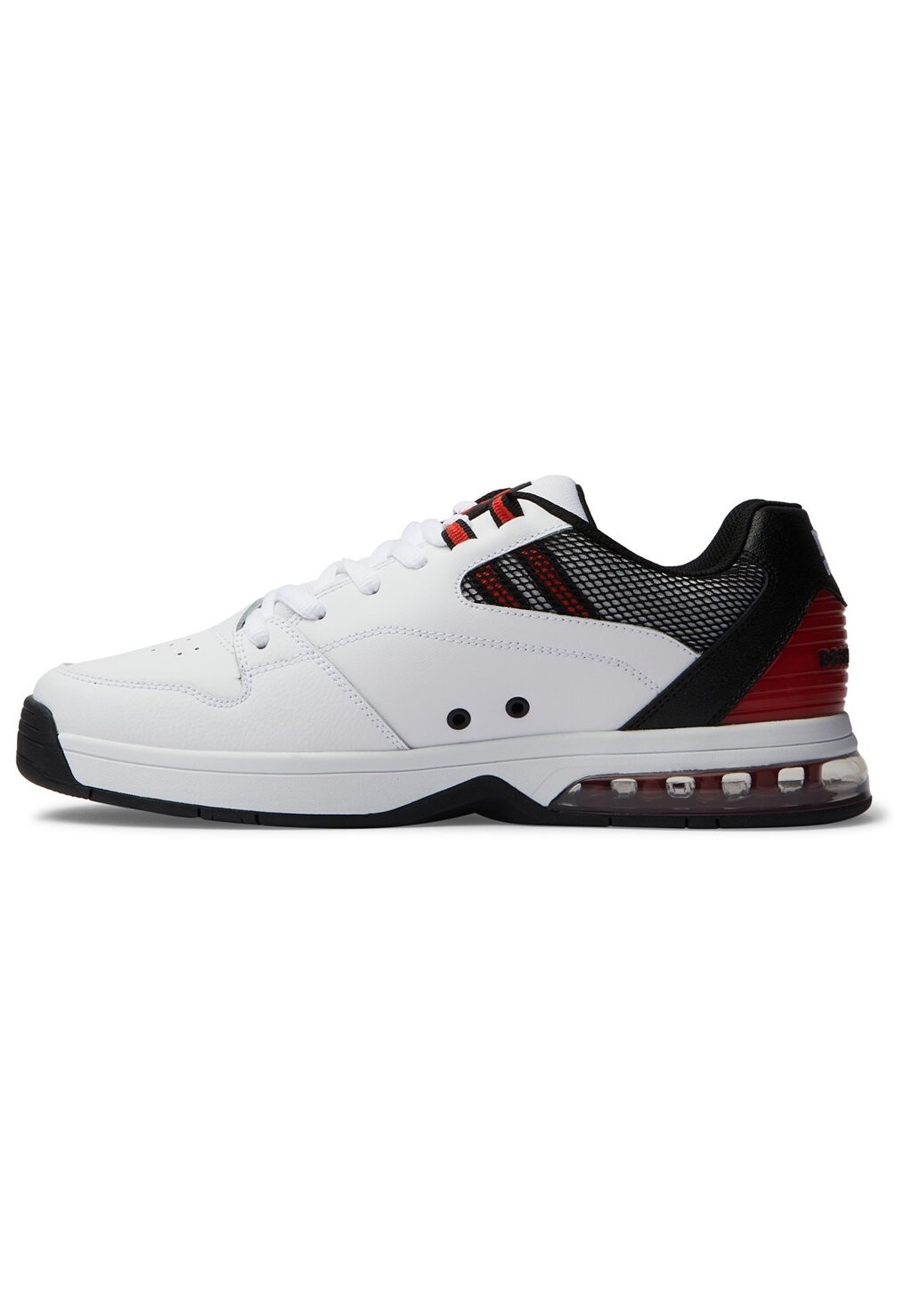 

Кроссовки низкие VERSATILE DC Shoes, цвет xwkr white black red