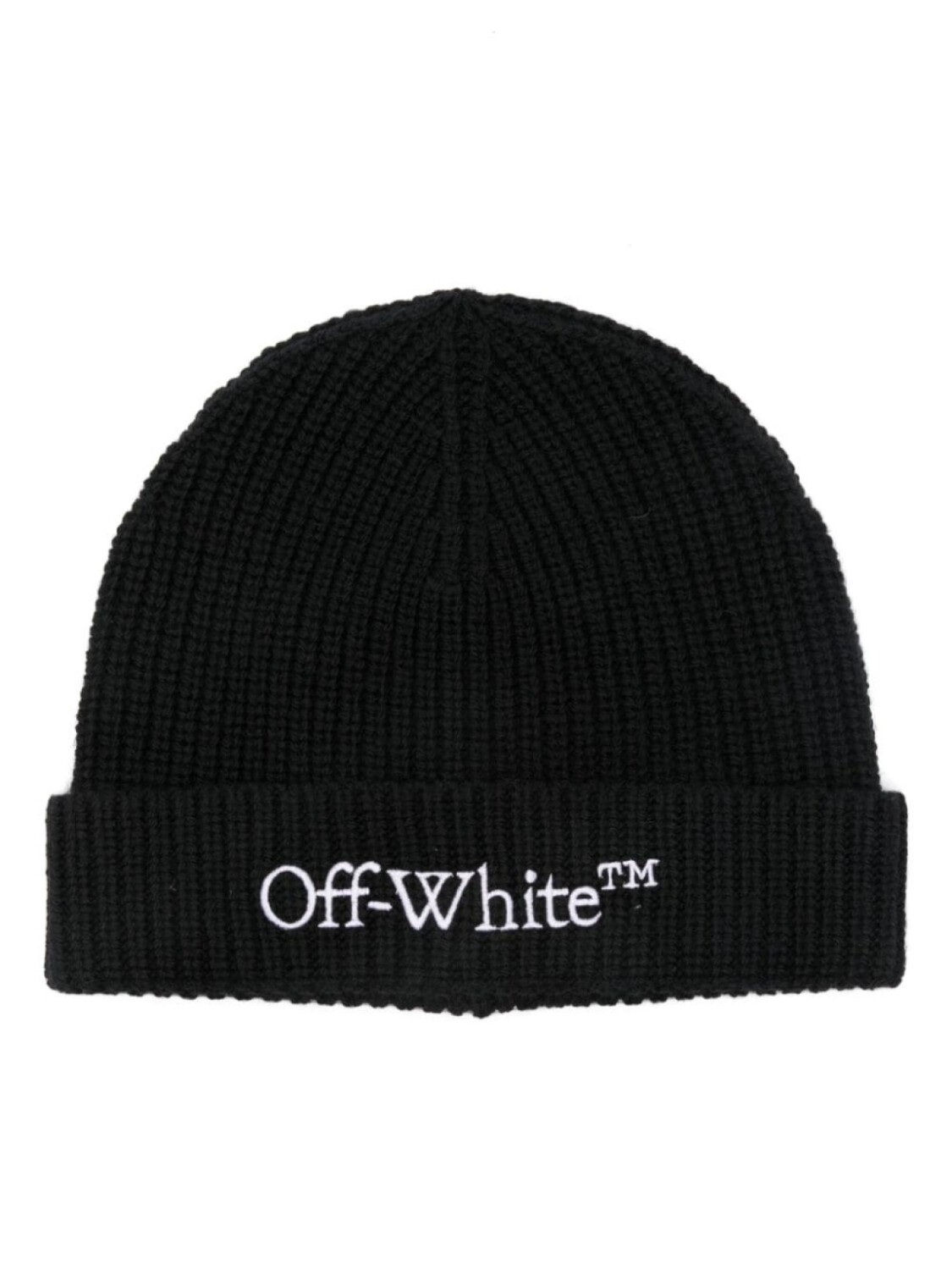 

Off-White шапка-бини с вышитым логотипом, черный