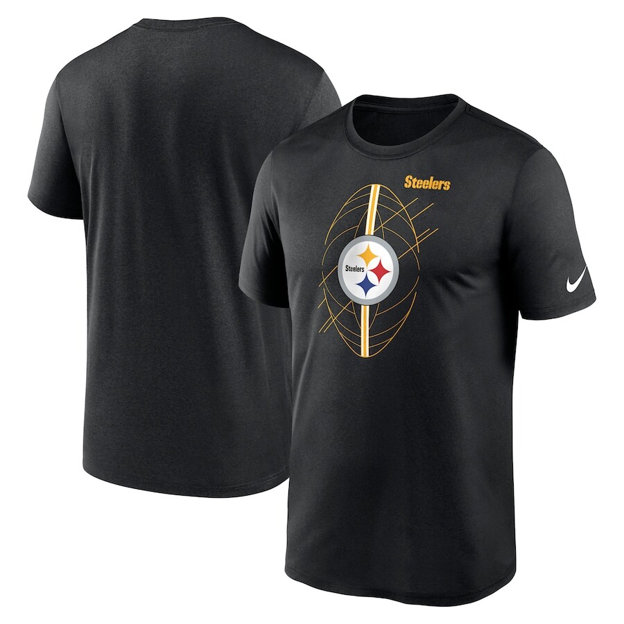 

Футболка с коротким рукавом Nike Pittsburgh Steelers, черный