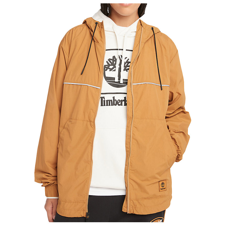 цена Ветровка Timberland Windbreaker Full Zip, цвет Wheat Boot