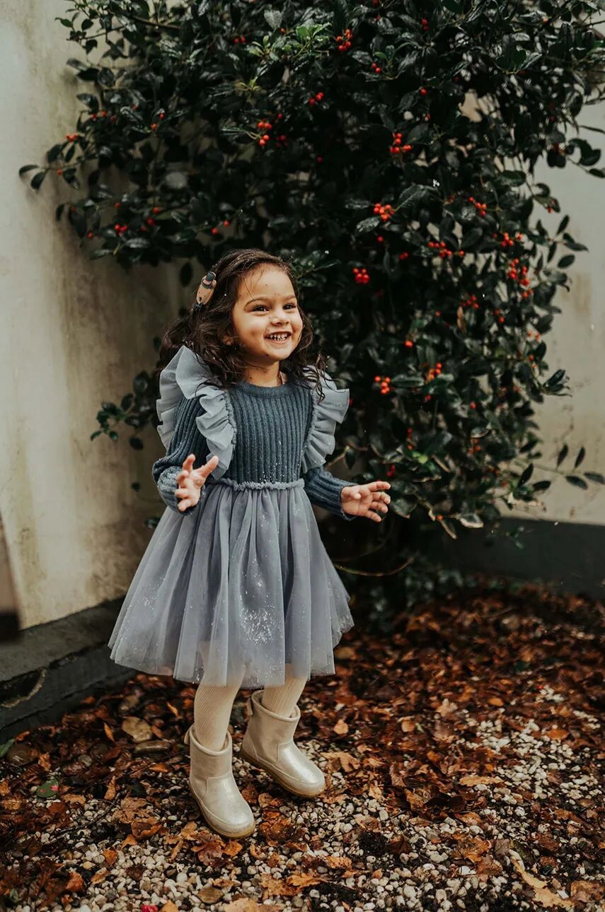 

Платье для новорожденных Donsje Bilie Dress, темно-синий