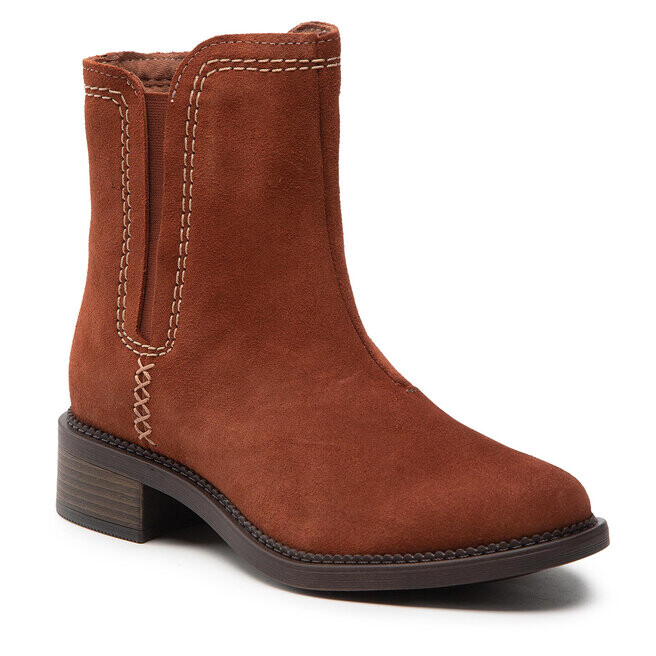 

Ботинки Clarks MayeZip, коричневый