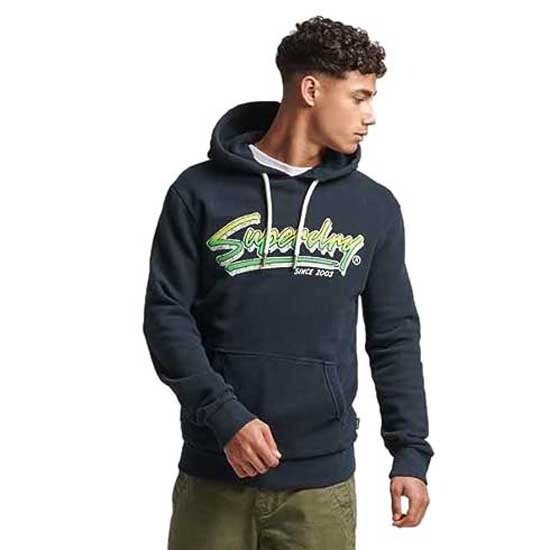 Худи Superdry Vintage Washed, синий