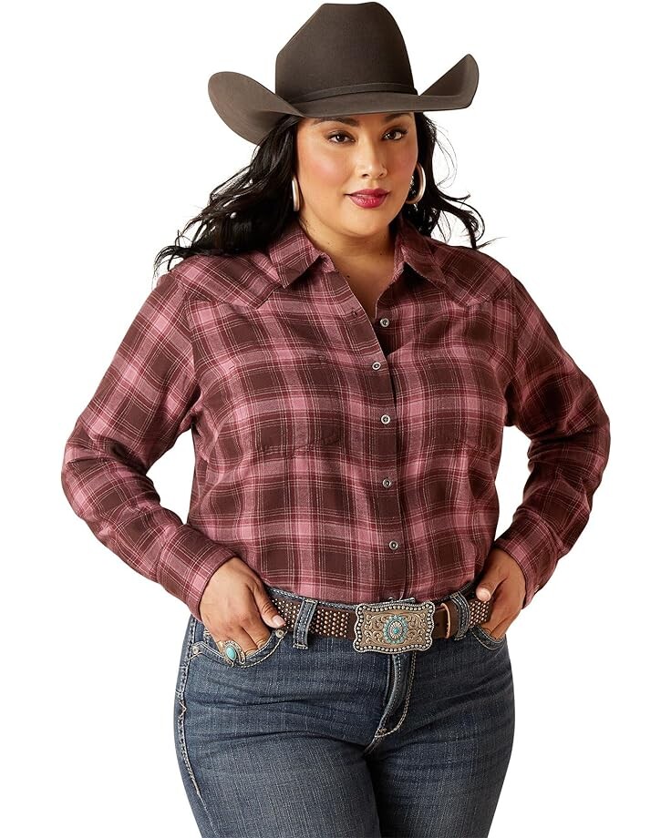 

Рубашка Ariat Real Billie Jean Shirt, цвет Lucky Plaid