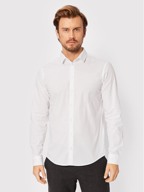 

Рубашка узкого кроя Casual Friday, белый