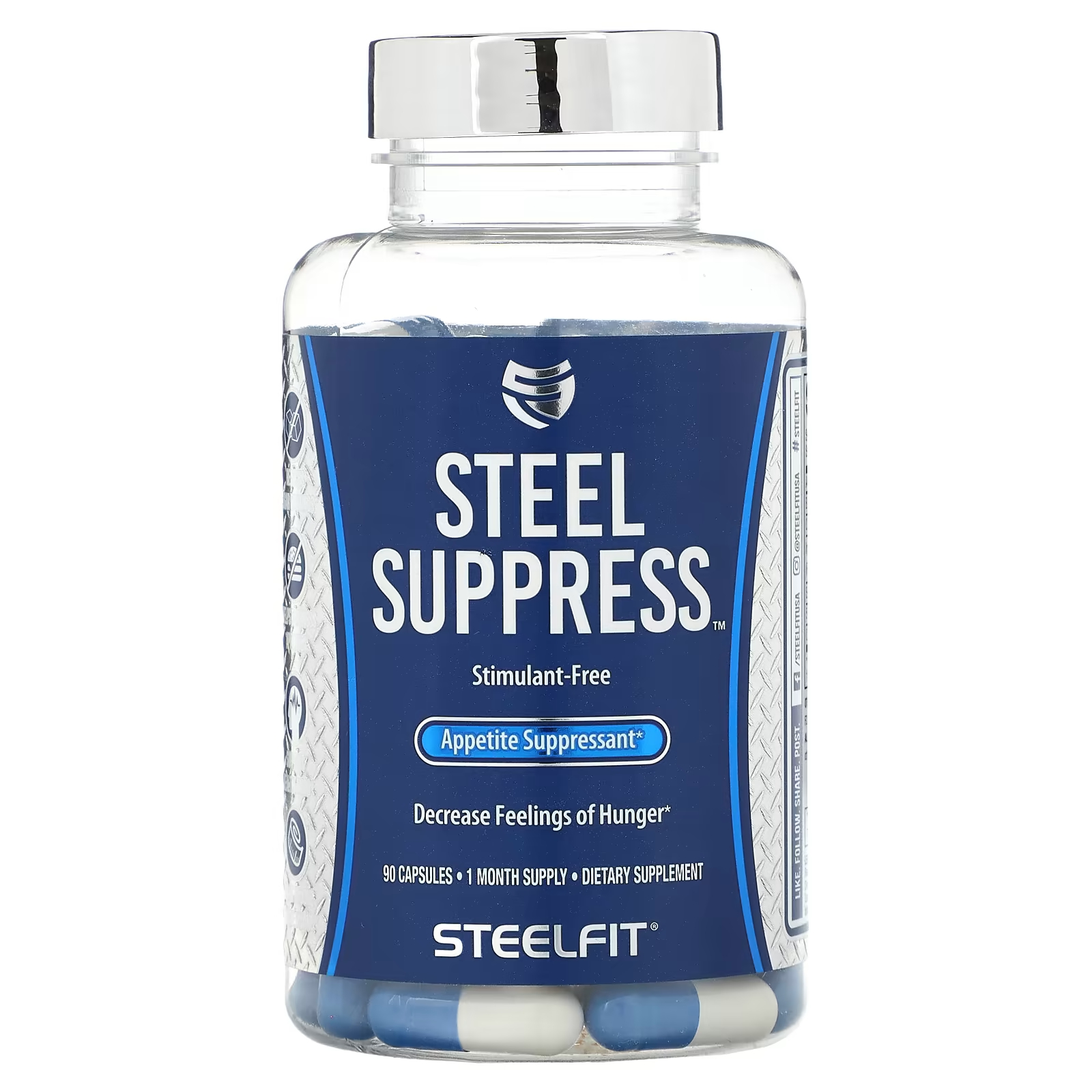 Средство для подавления аппетита Steel Suppress 90 капсул SteelFit steelfit steel dreams 90 капсул