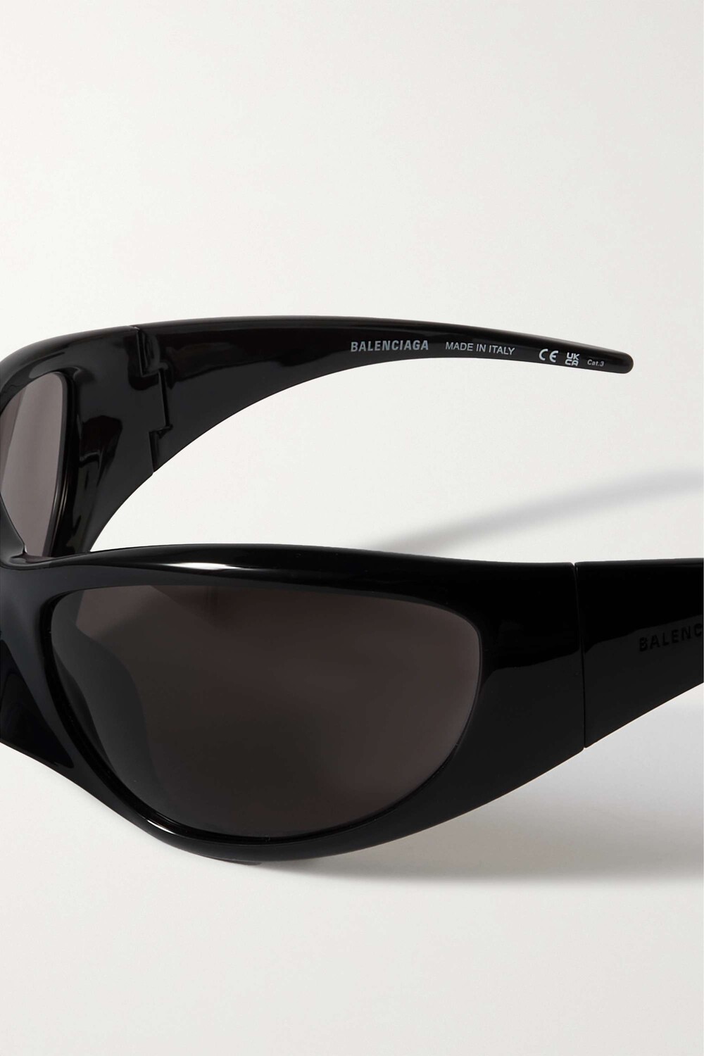

BALENCIAGA EYEWEAR солнцезащитные очки «кошачий глаз» из ацетата, черный