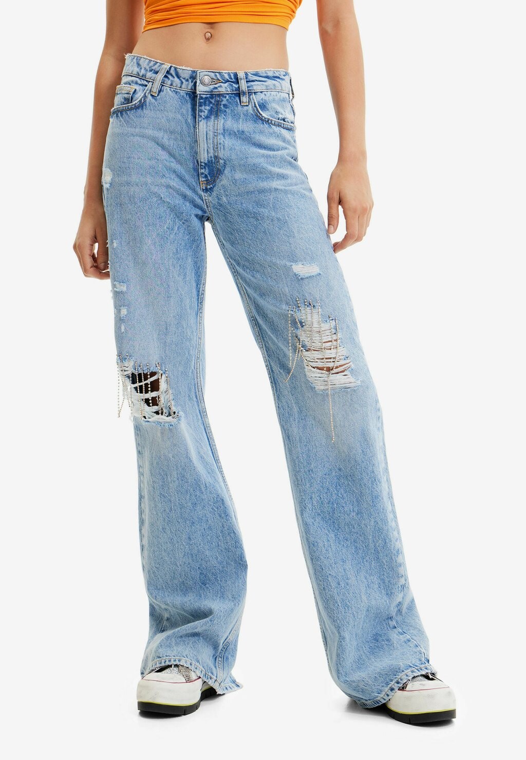 

Джинсы прямого кроя Desigual