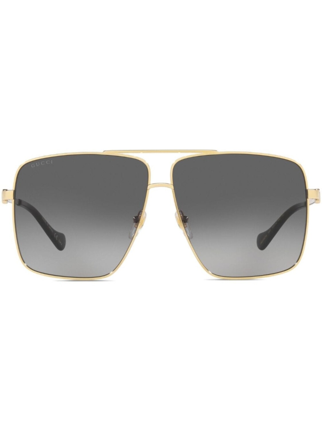 

Солнцезащитные очки в квадратной оправе с логотипом Gucci Eyewear, золотистый