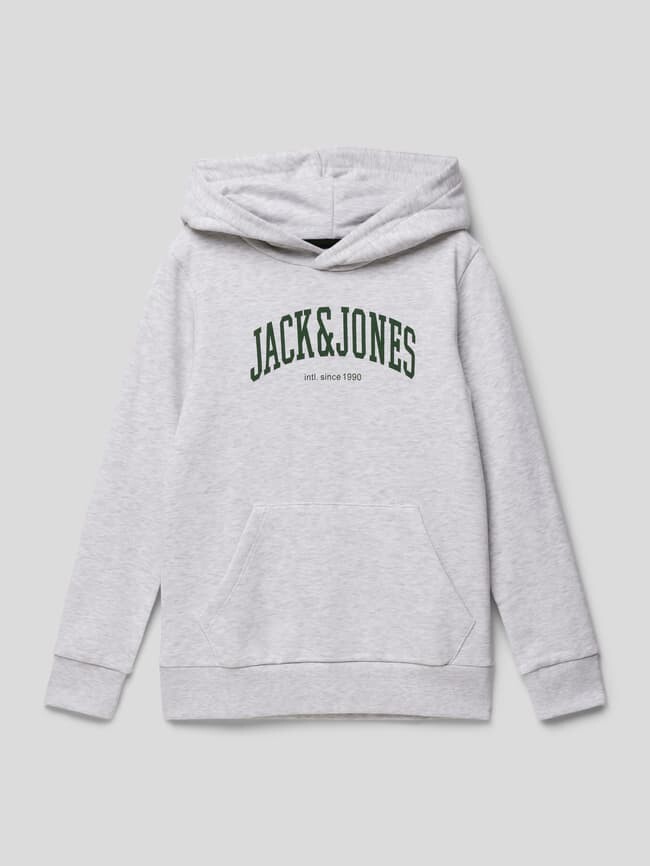 

Худи в крапинку, модель EJOSH Jack & Jones, экрю