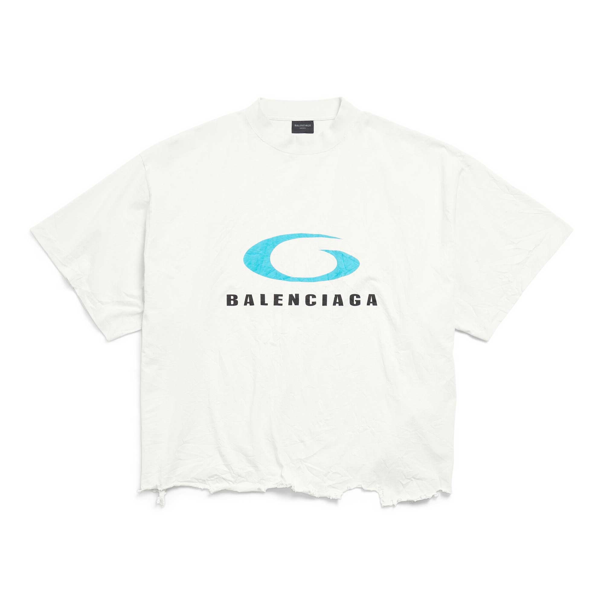 

Футболка унисекс белая Balenciaga, белый