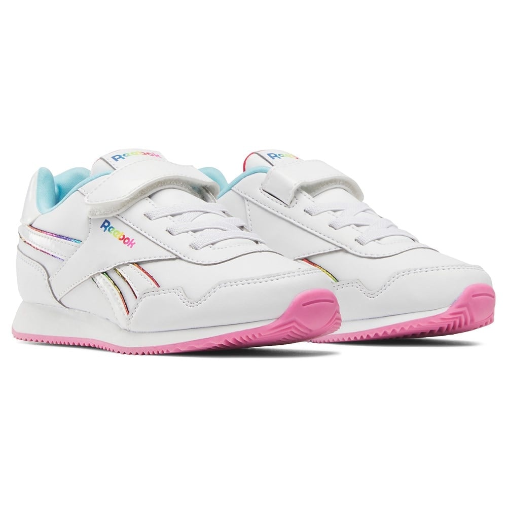 

Детские кроссовки Royal CL Jog 3.0 с ремешком Little Kid Reebok, белый