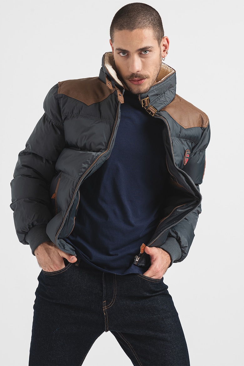 Зимняя стеганая куртка Абрамович Geo Norway, коричневый