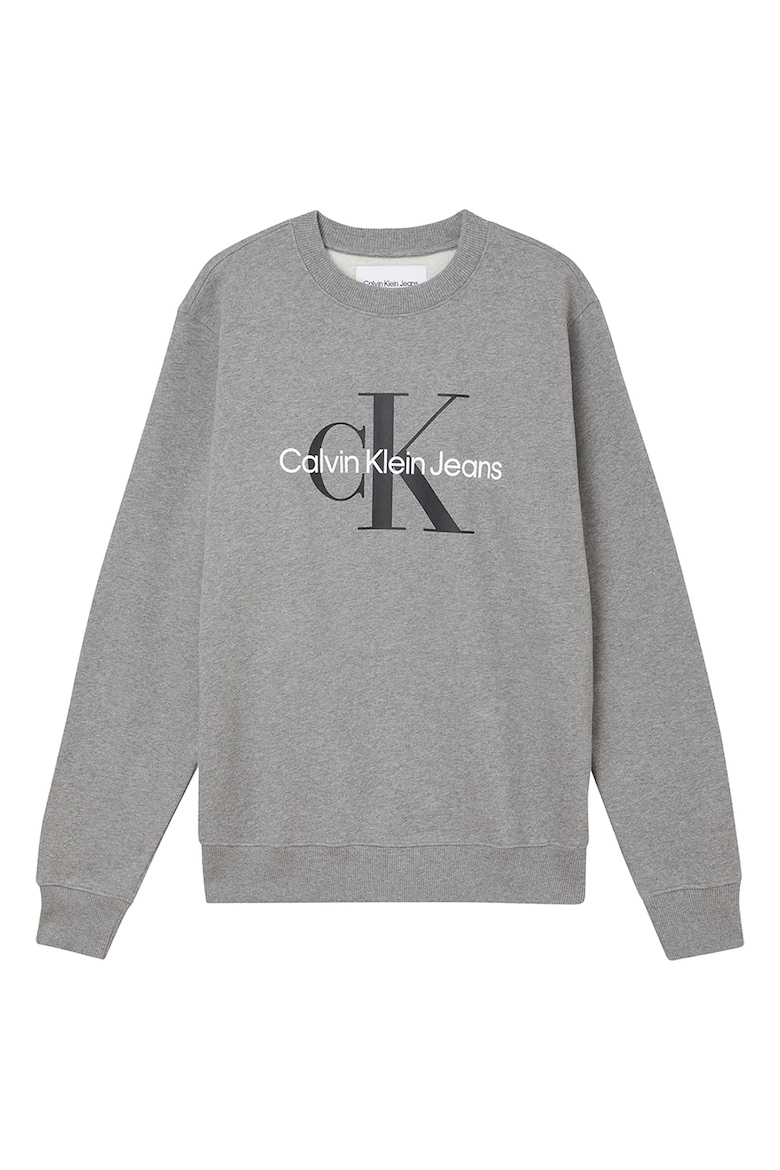 Толстовка с логотипом Calvin Klein Jeans, серый