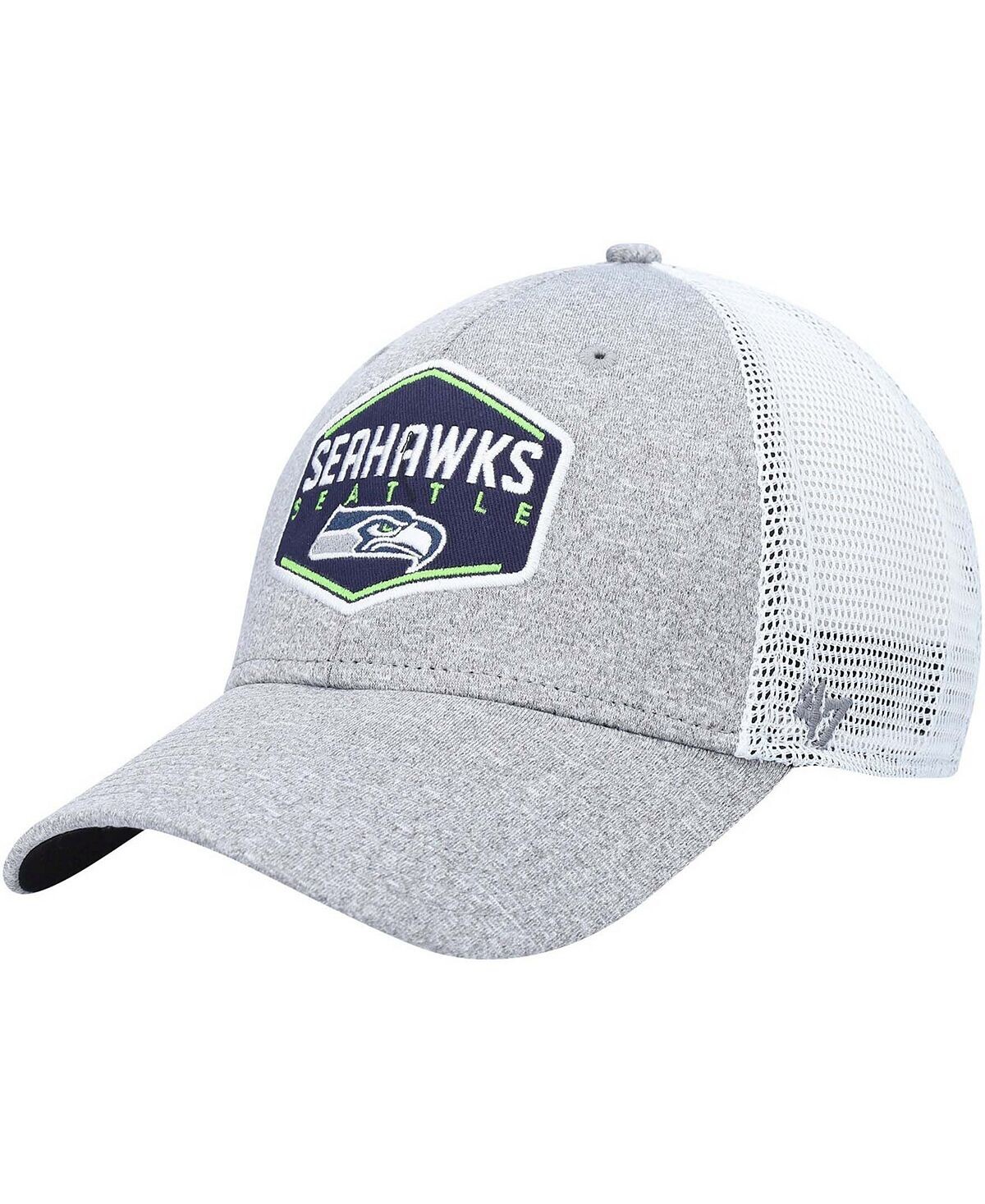 

Мужская серо-белая кепка Seattle Seahawks Hitch Contender Flex '47 Brand