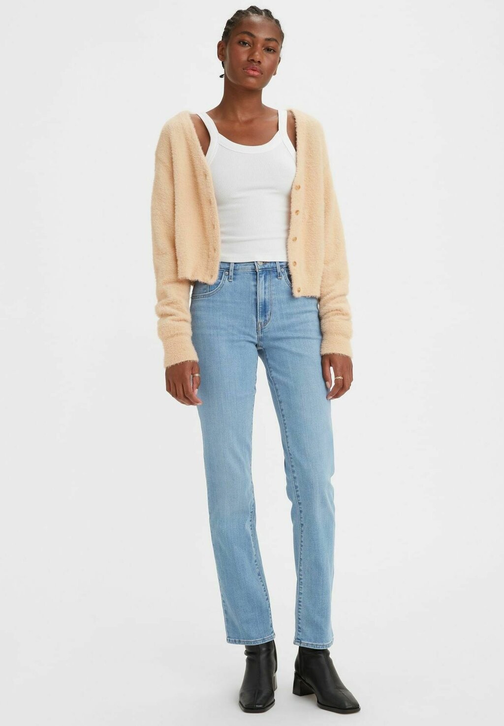 

Узкие джинсы синего цвета Levi's, синий