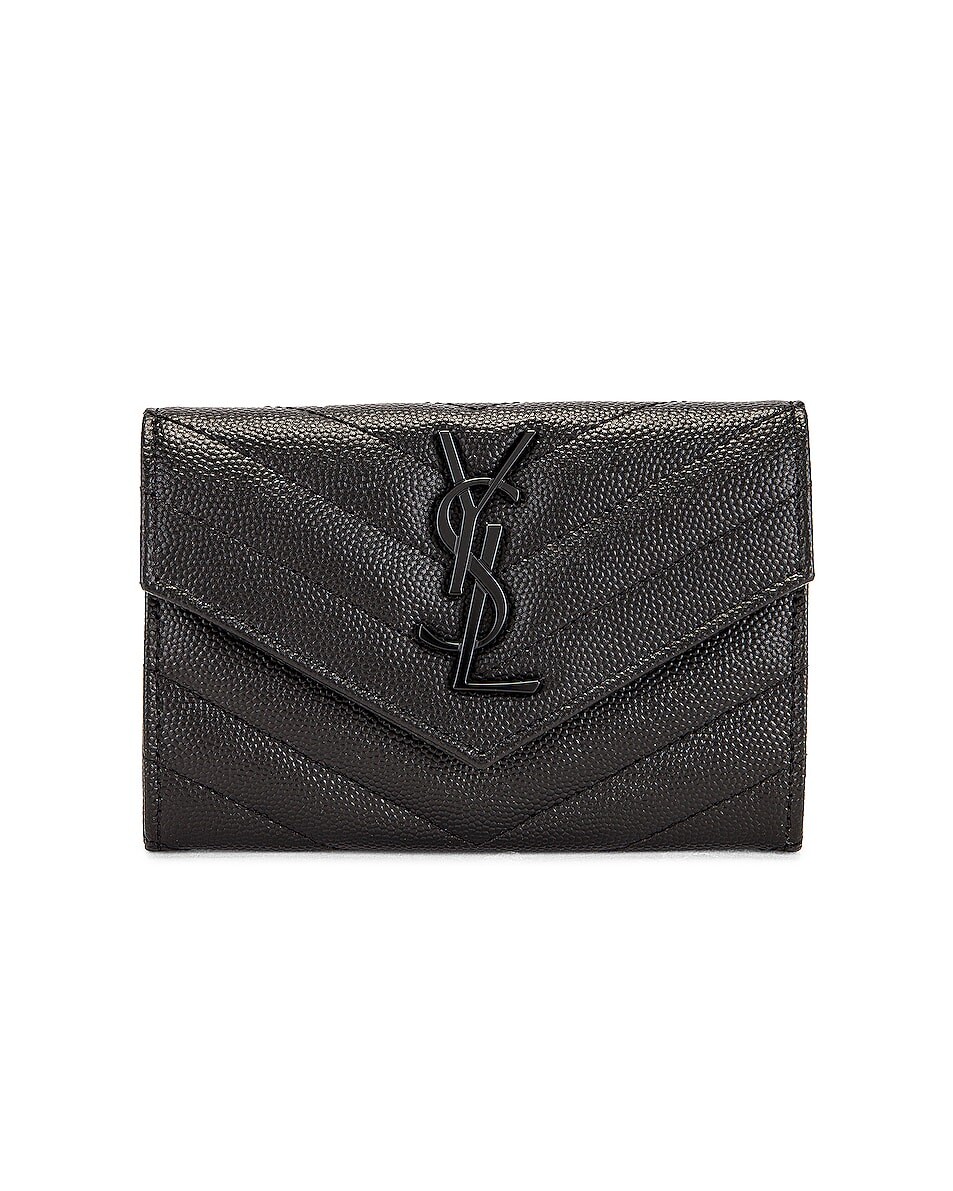 

Сумка Saint Laurent Monogramme Flap Wallet, неро