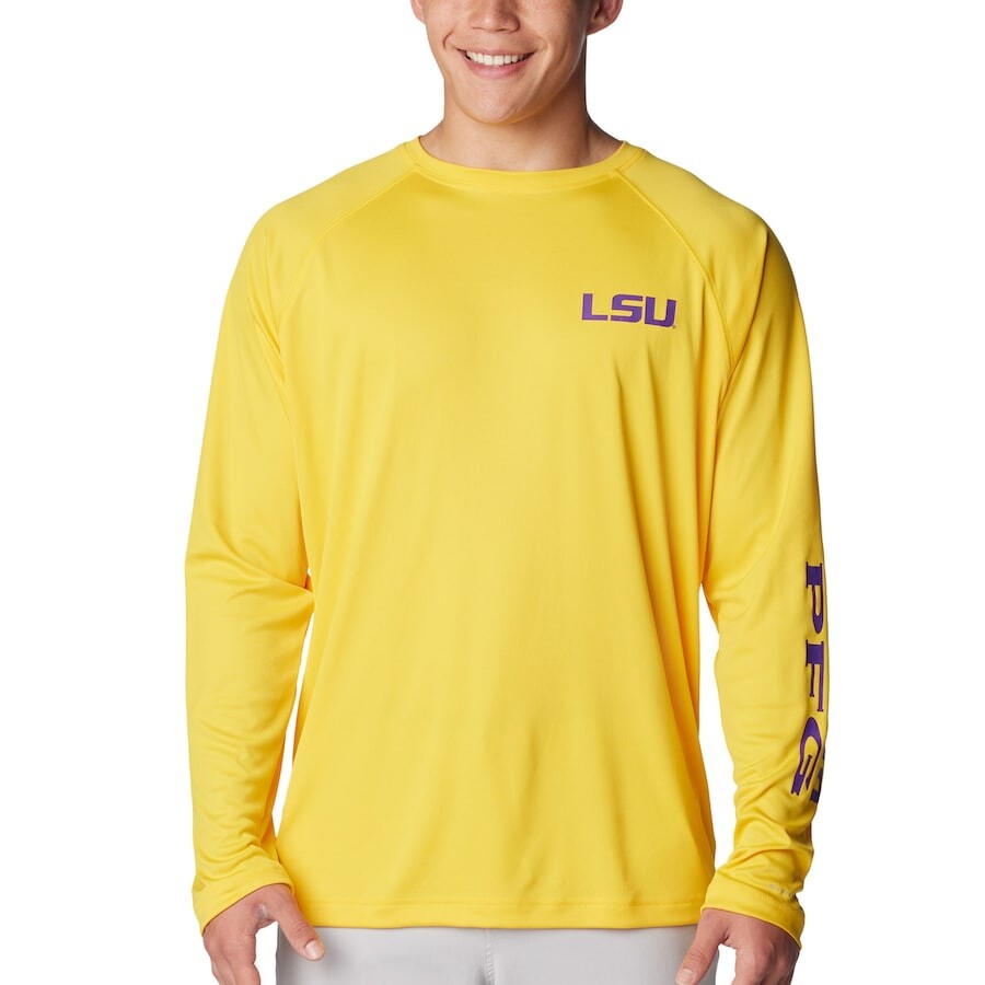 

Футболка с длинным рукавом Columbia Lsu Tigers, золотой