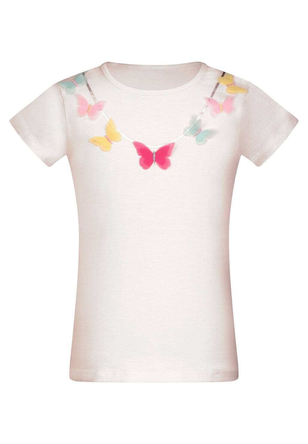 

Футболка с принтом SCHMETTERLINGKETTE happy girls, цвет ecru