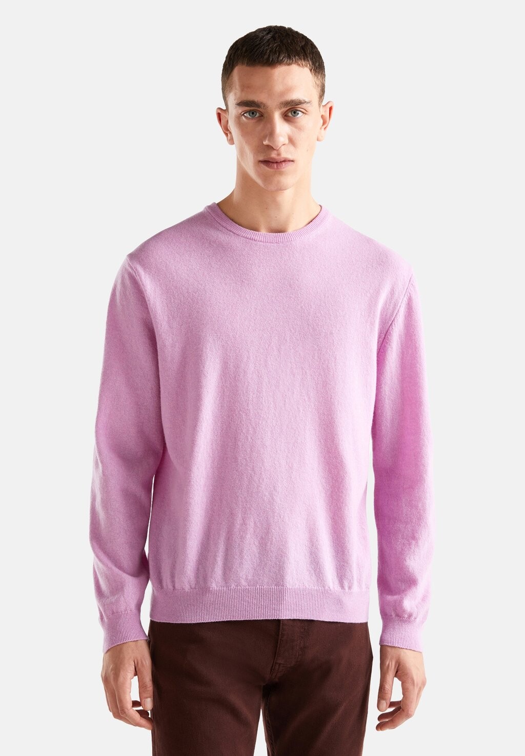 

Свитер Crew Neck United Colors of Benetton, фиолетовый