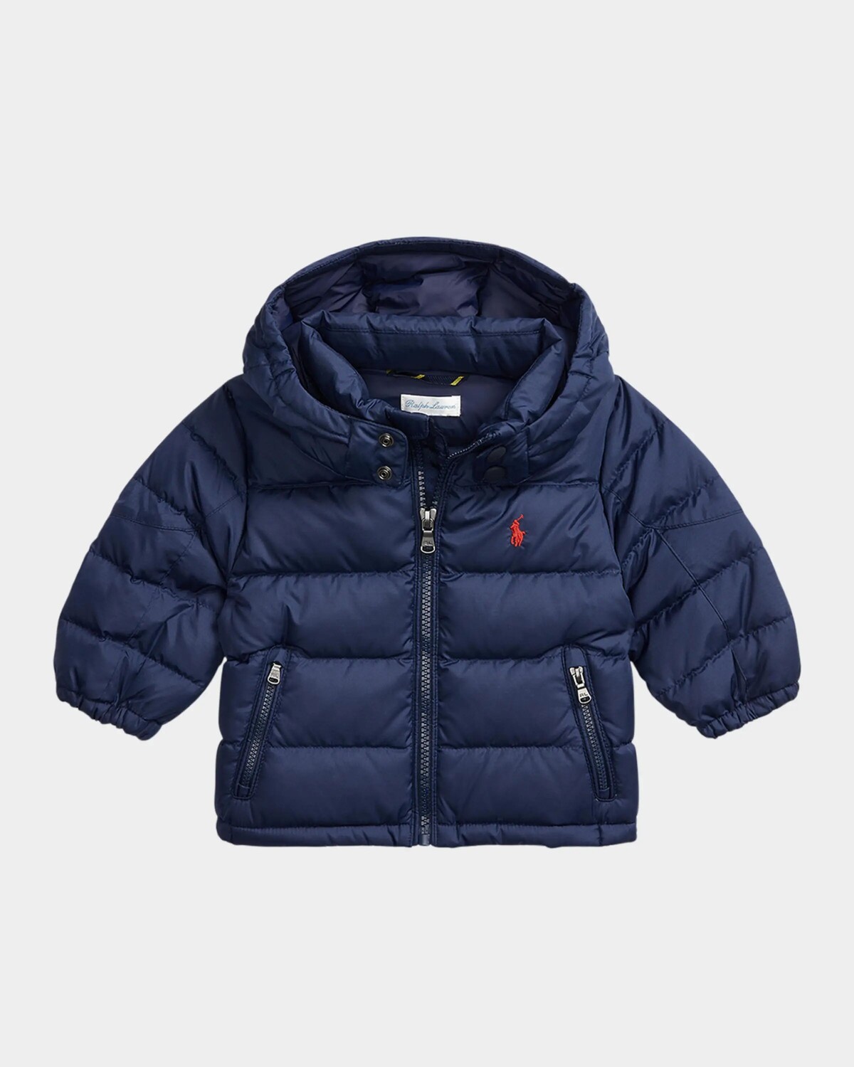 

Пуховик для мальчика из переработанного нейлона, размеры 9–24 м Ralph Lauren Childrenswear, цвет Newport Navy
