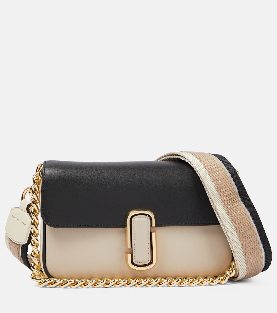 

Кожаная сумка через плечо J Marc Marc Jacobs, бежевый