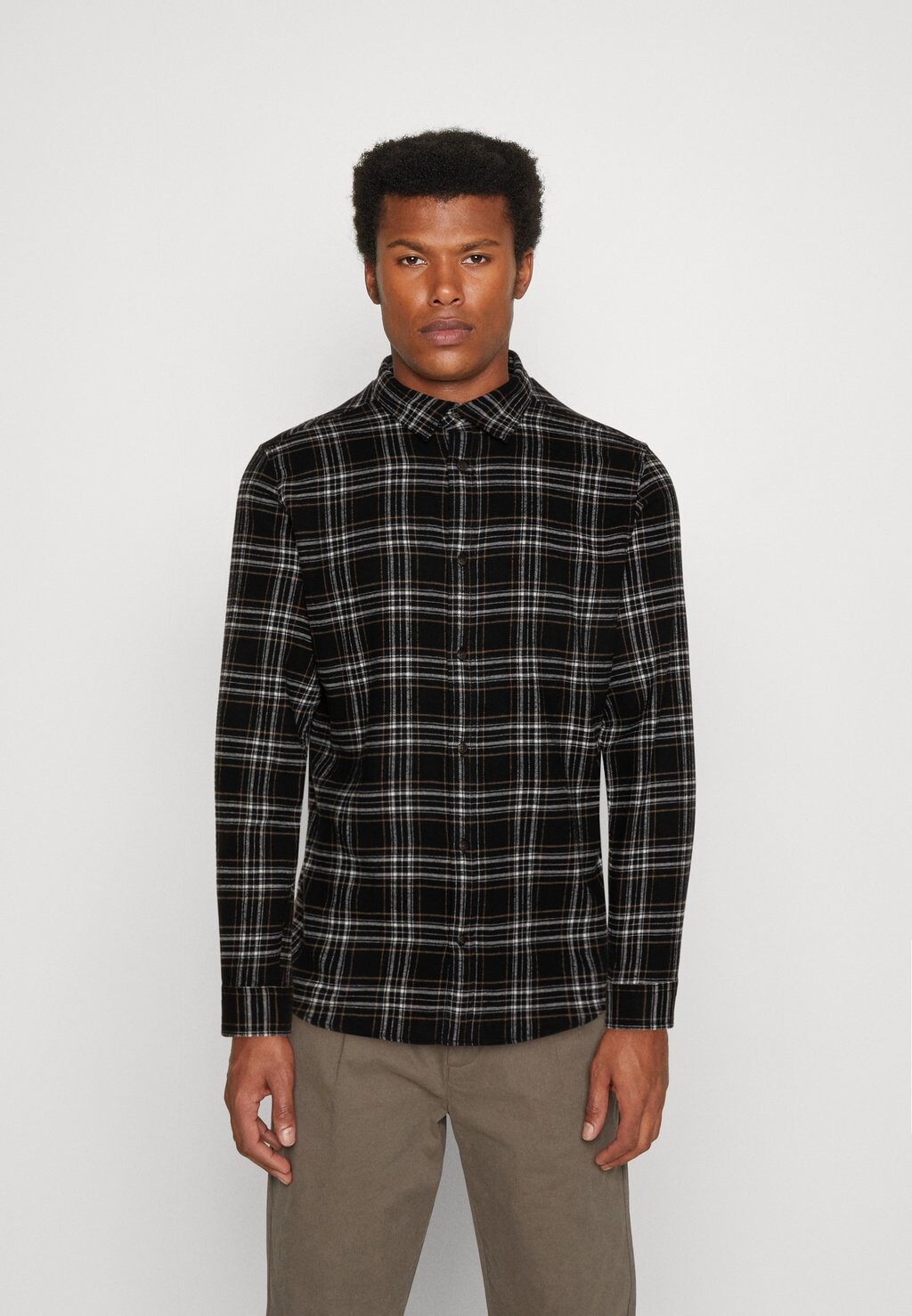 

Рубашка FALL CHECK LS Jack & Jones, черный