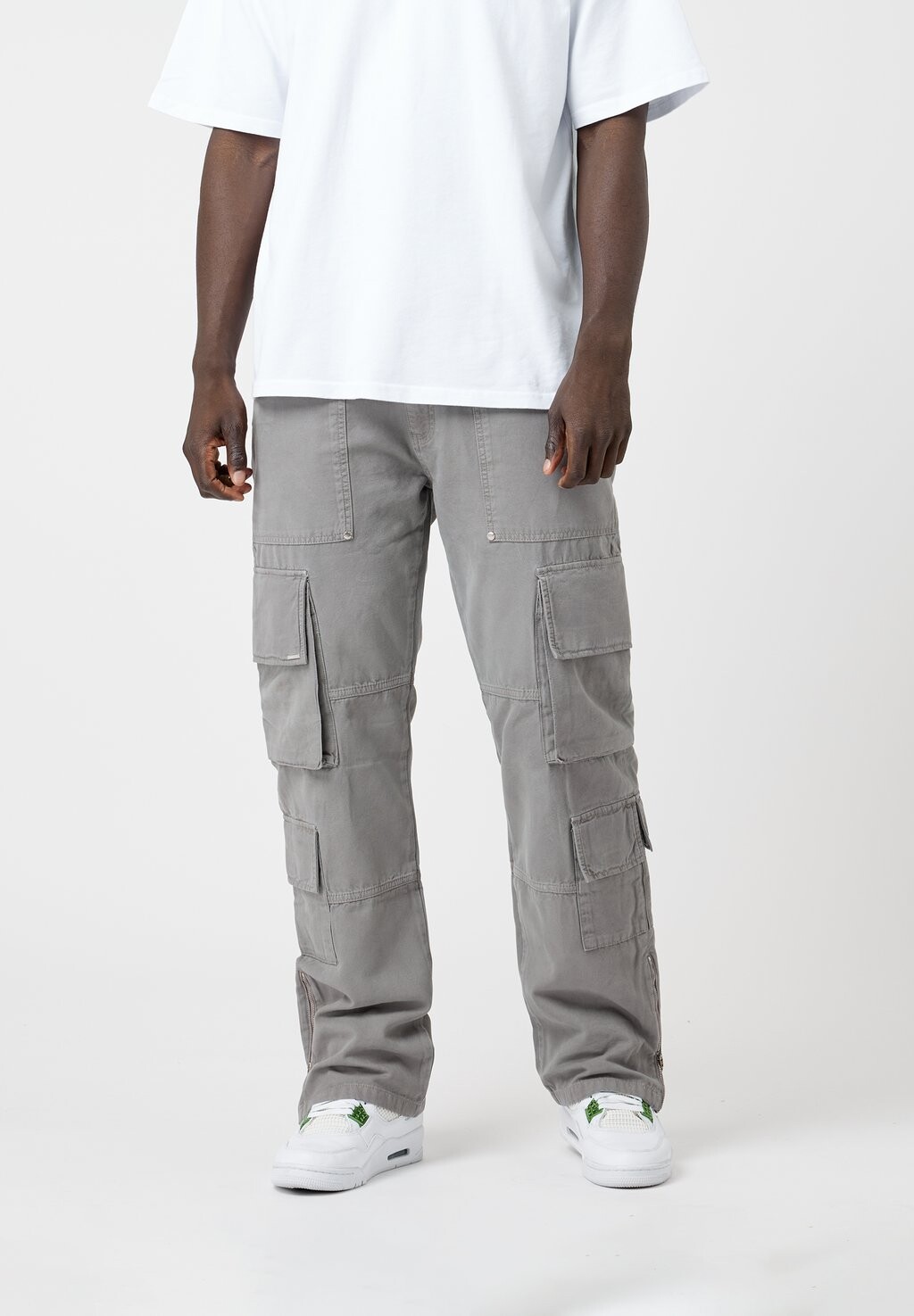 

Брюки карго Straight Cargo Pants V2 EIGHTYFIVE, цвет stone grey