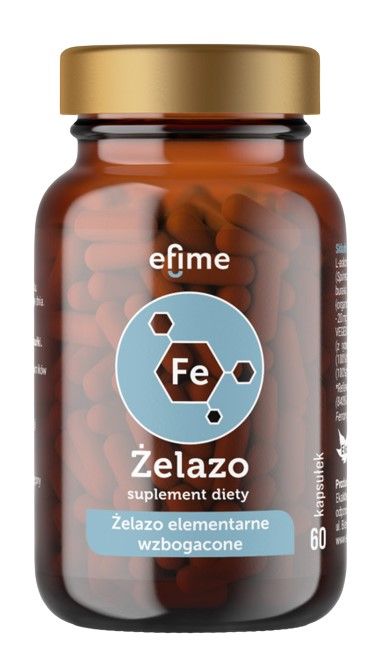 Железо в капсулах Ekamedica Efime Żelazo, 60 шт seagate экстракт оливковых листьев 450 мг капсулы по 250 в