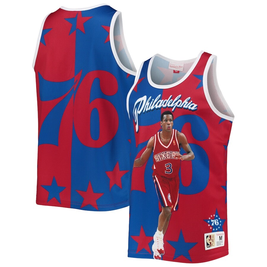 

Майка Mitchell & Ness Philadelphia 76Ers, роял