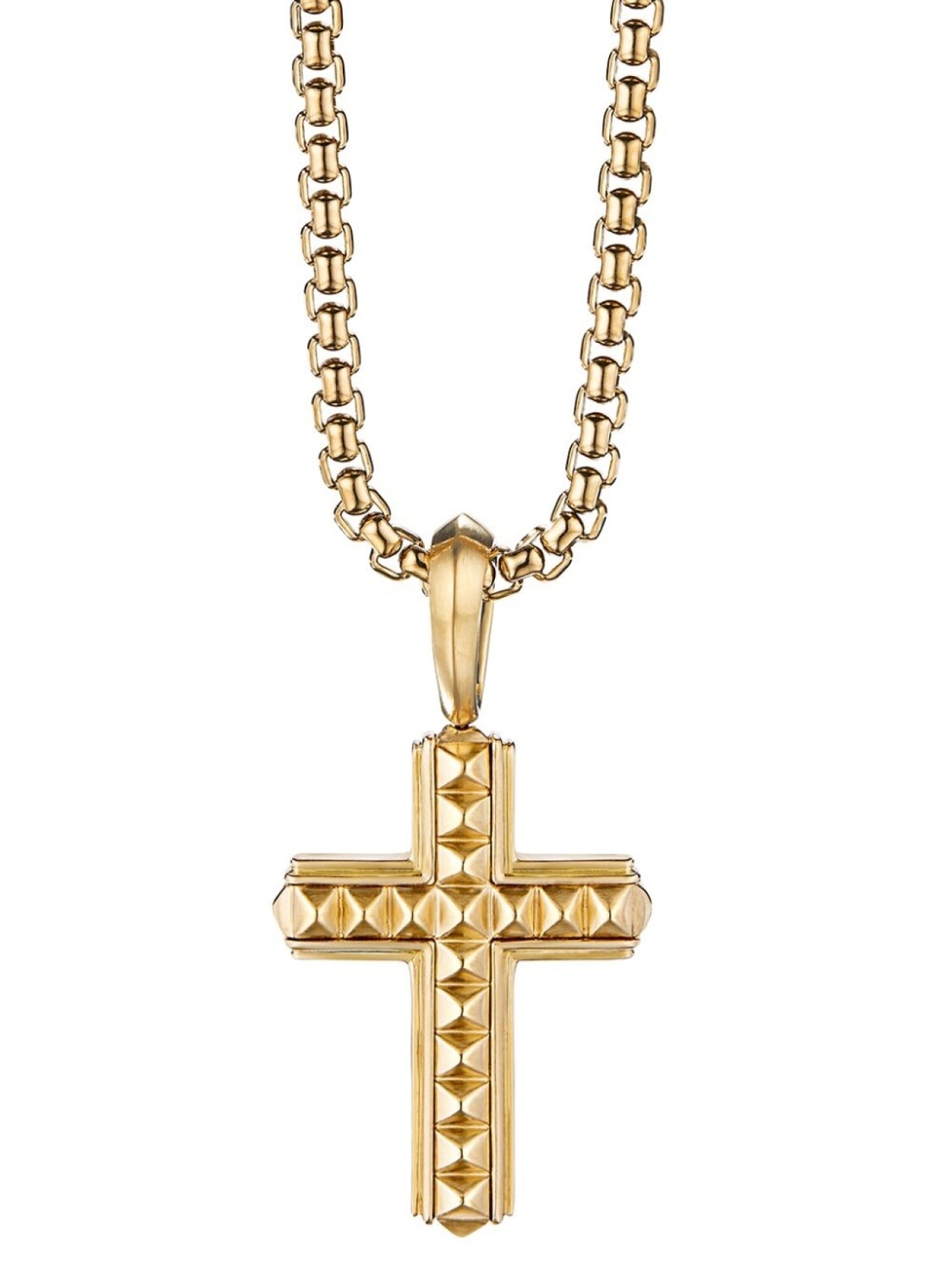 

Золотая подвеска-крест David Yurman, золотой