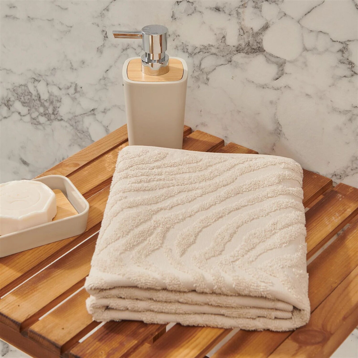 

Полотенце для лица Nuvomon Wilds W2 - Бежевый - 50x80 см