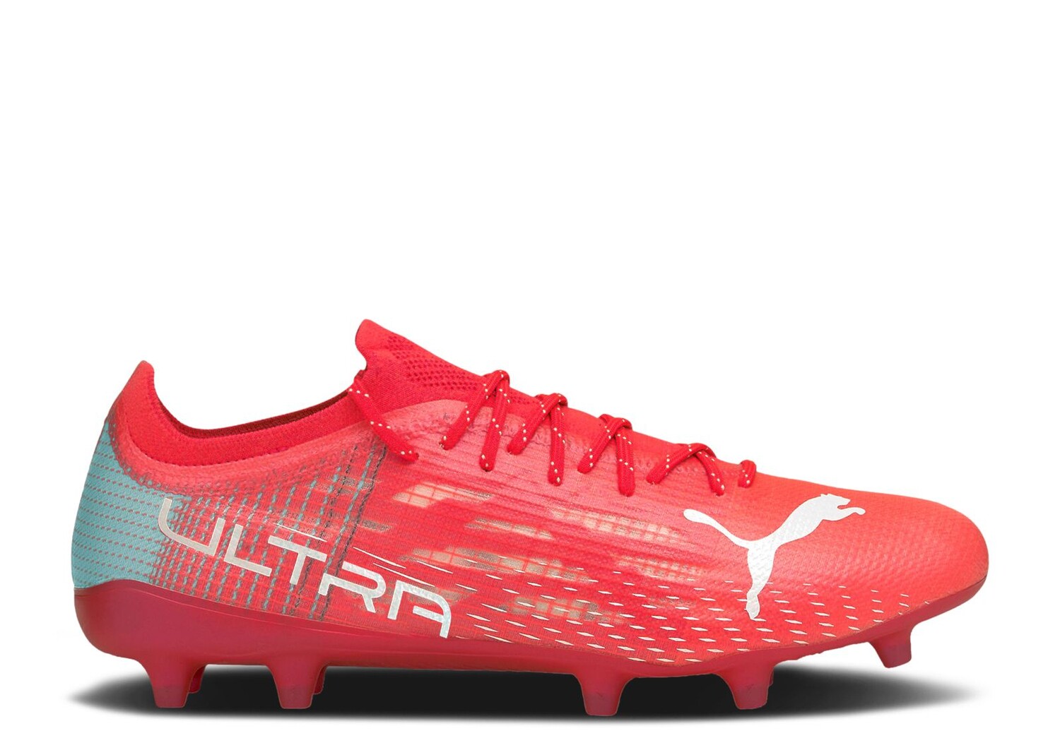 

Кроссовки Puma Wmns Ultra 1.3 Fg Ag 'Sunblaze Elektro Aqua', красный