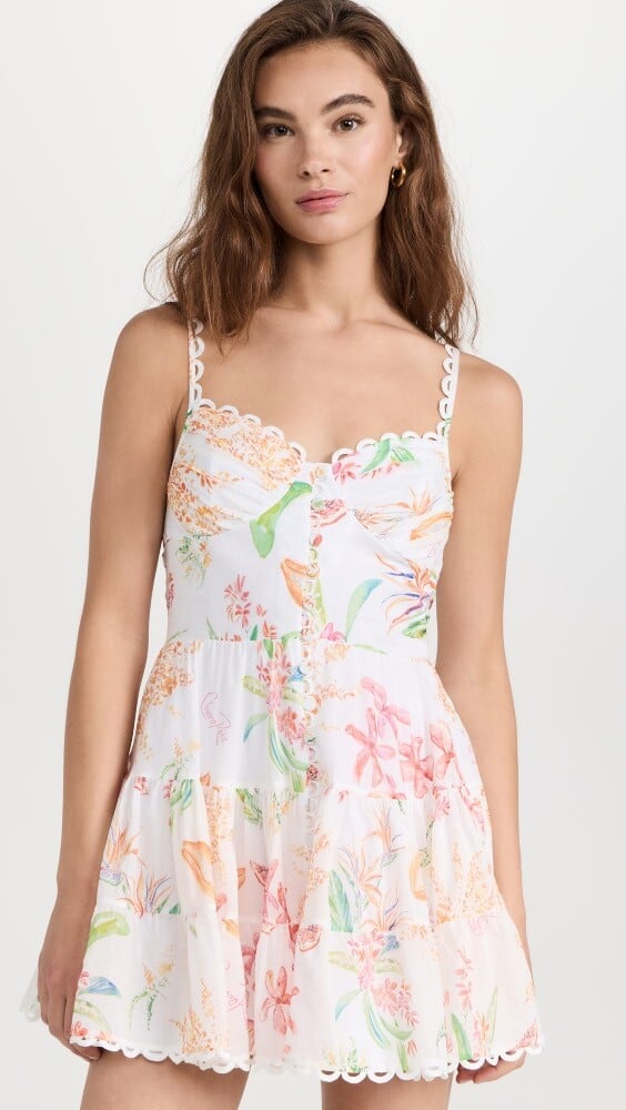 

Платье Charo Ruiz Angy Short, белый
