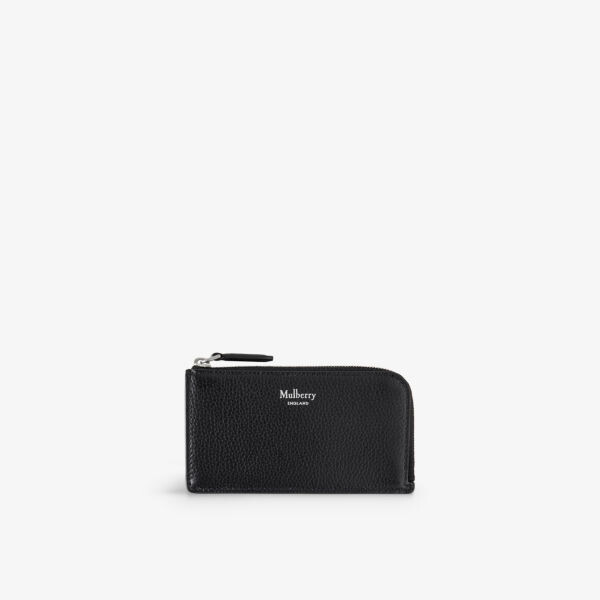 

Маленькая сумка для ключей Continental из зерненой кожи Mulberry, черный