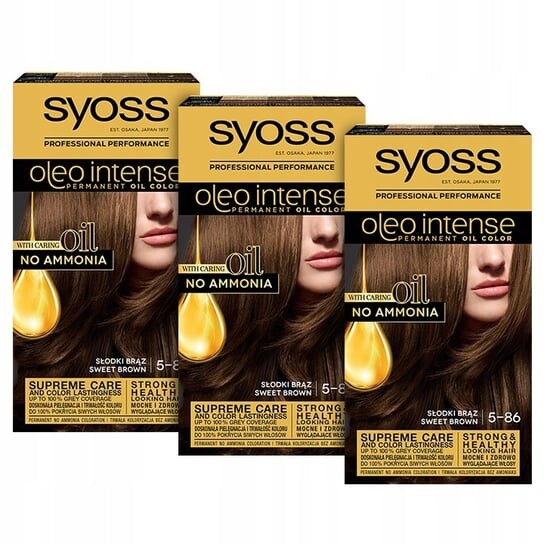 

Краска Syoss Oleo Intense Paint 5-86 Sweet Brown x 3 шт.