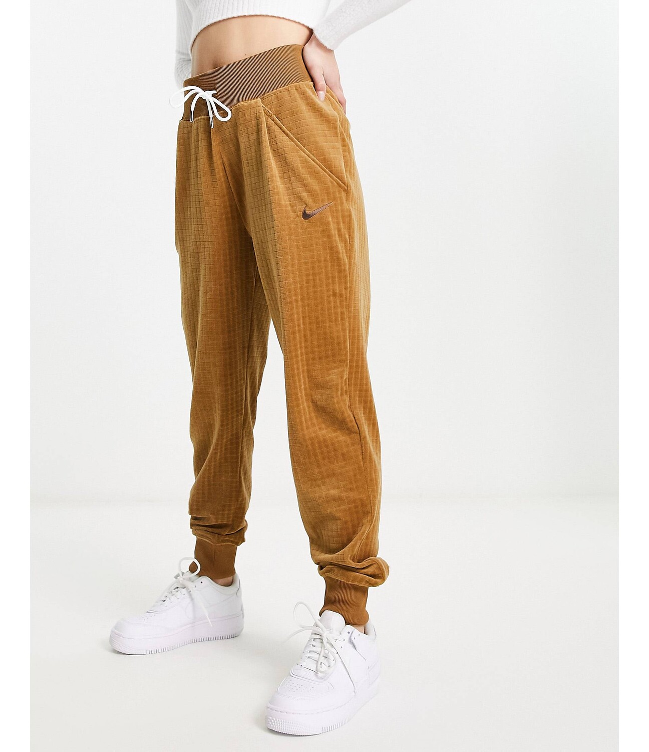 

Джоггеры Nike Velour коричневого цвета, Коричневый, Джоггеры Nike Velour коричневого цвета