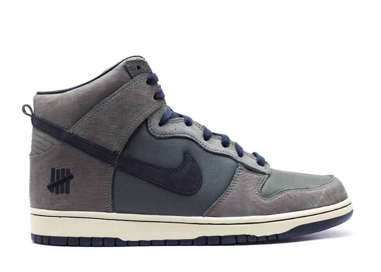 

Кроссовки Nike UNDEFEATED X DUNK HIGH PREMIUM SP 'BALLISTIC', зеленый