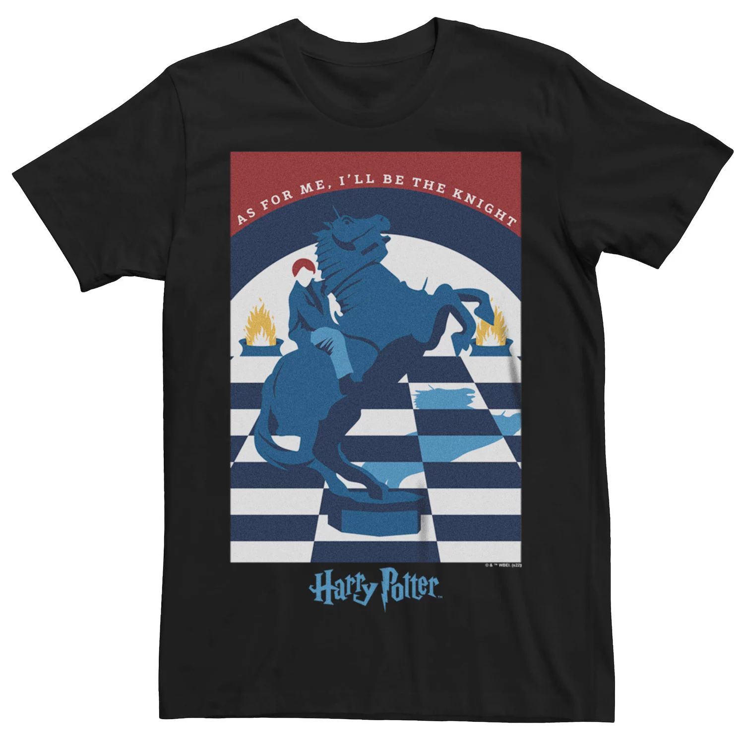Мужская футболка «Гарри Поттер Рон Рыцарь» Licensed Character фигурка держатель гарри поттер чёрный рыцарь 24 см