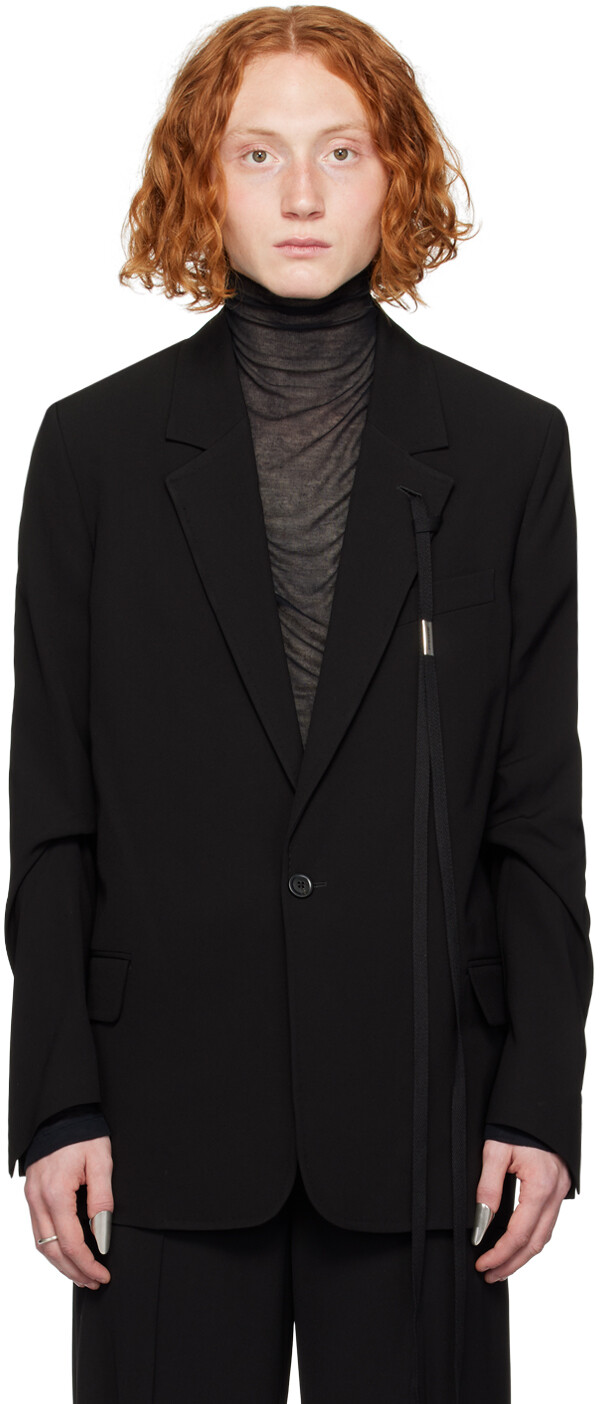 

Черный пиджак Ann Demeulemeester Bernard