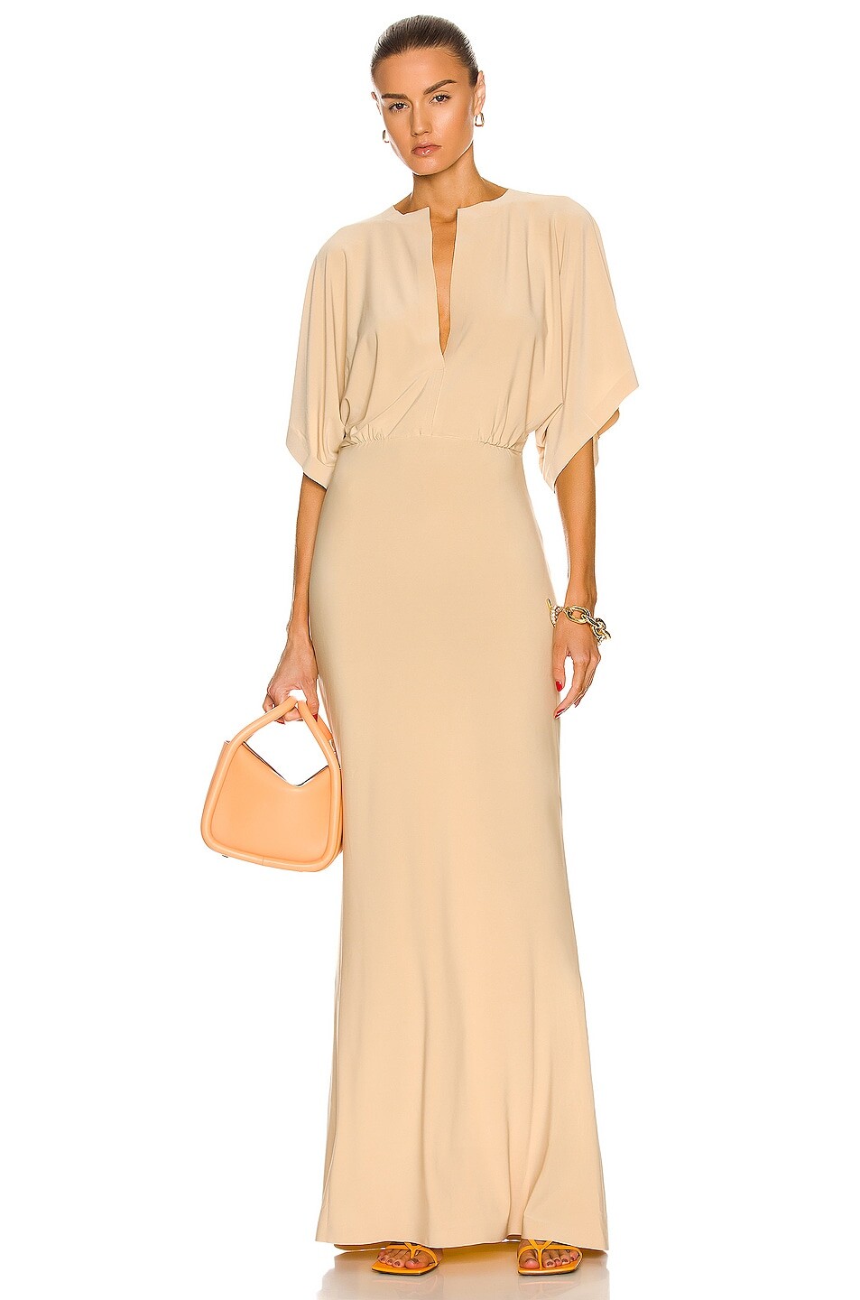 

Платье Norma Kamali Obie Gown, цвет Blonde